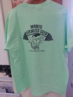 Marco Fitness Club t-shirt, back